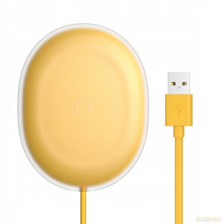 Baseus Jelly Ładowarka indukcyjna bezprzewodowa Qi 15W z kablem Type-C EOL