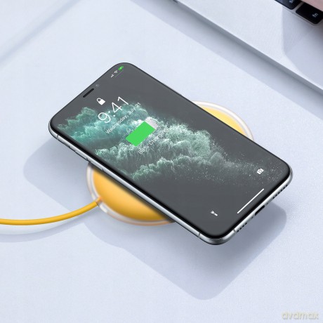 Baseus Jelly Ładowarka indukcyjna bezprzewodowa Qi 15W z kablem Type-C EOL