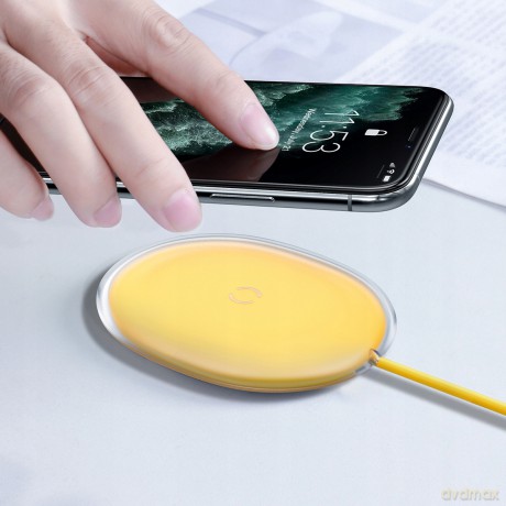 Baseus Jelly Ładowarka indukcyjna bezprzewodowa Qi 15W z kablem Type-C EOL