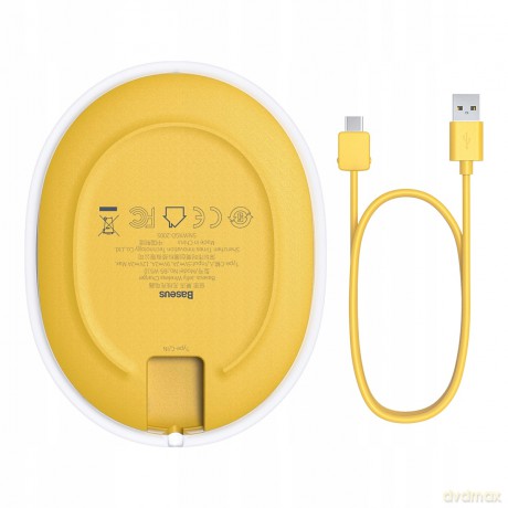 Baseus Jelly Ładowarka indukcyjna bezprzewodowa Qi 15W z kablem Type-C EOL