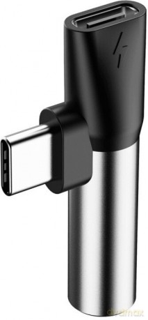 Baseus L41 Adapter audio przejściówka do słuchawek Type-C - Mini Jack 3.5mm + Type-C