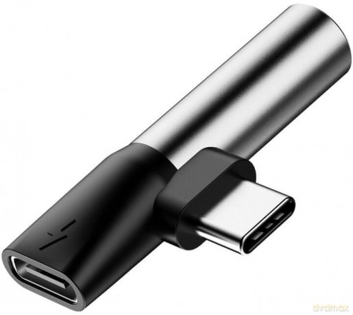 Baseus L41 Adapter audio przejściówka do słuchawek Type-C - Mini Jack 3.5mm + Type-C