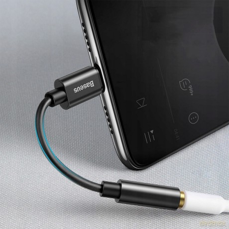 Baseus L54 Adapter Audio przejściówka z USB-C Type-C na Mini Jack 3.5mm DAC