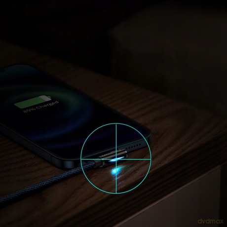 Baseus Legend Series Kabel kątowy USB - Lightning 2.4A 1m z diodą LED do iPhone