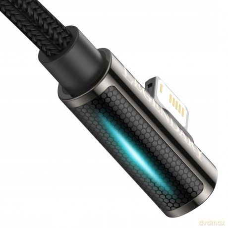 Baseus Legend Series Kabel kątowy USB - Lightning 2.4A 2m z diodą LED do iPhone