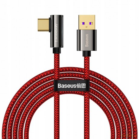 Baseus Legend Series Kabel kątowy USB - Type-C 66W 6A do Huawei Xiaomi Honor
