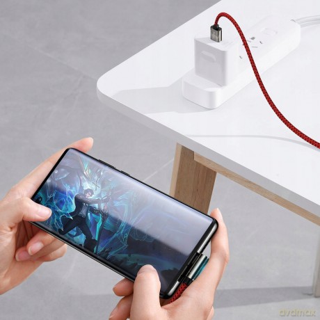 Baseus Legend Series Kabel kątowy USB - Type-C 66W 6A do Huawei Xiaomi Honor