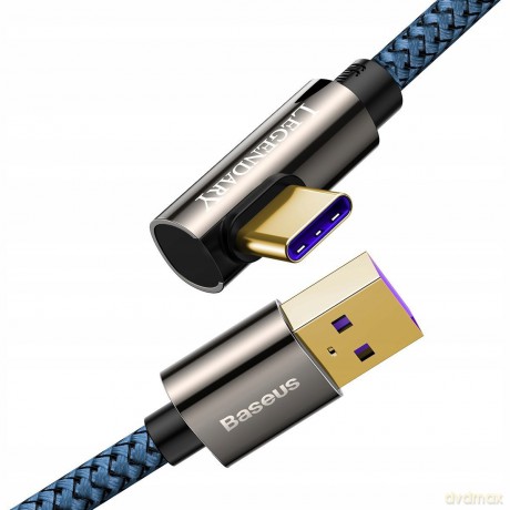 Baseus Legend Series Kabel kątowy USB - Type-C 66W 6A do Huawei Xiaomi Honor