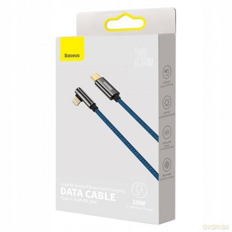 Baseus Legend Series Kabel USB-C - Lightning do iPhone 12 Power Delivery 20W 18W