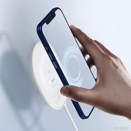 Baseus Light Magnetic Uniwersalna ładowarka indukcyjna bezprzewodowa Qi 15W MagSafe do iPhone 12
