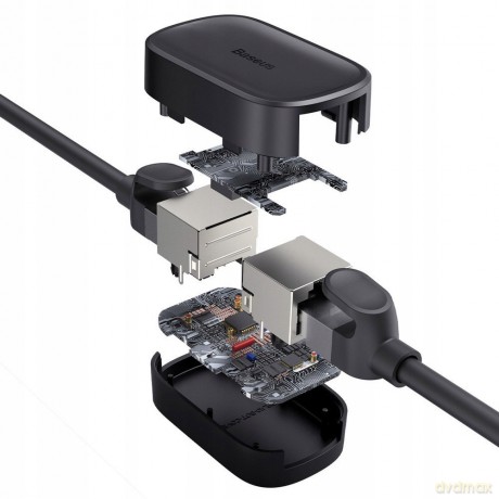Baseus Line Coupler Łącznik kabli przedłużacz beczka LAN RJ45 EOL