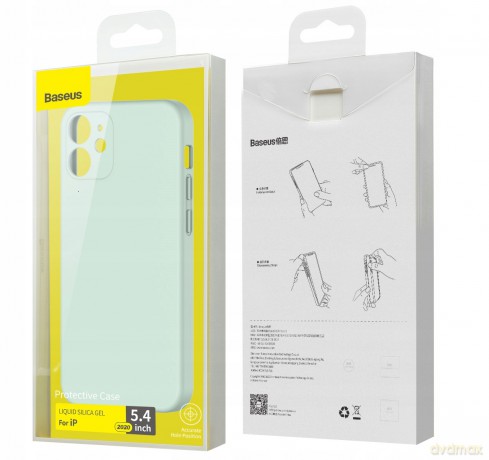Baseus Liquid Silica Etui pokrowiec slim case do iPhone 12 Mini 5.4'' 2020