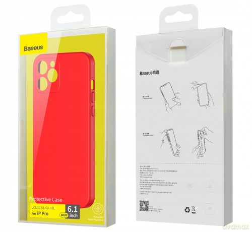 Baseus Liquid Silica Etui pokrowiec slim case obudowa do iPhone 12 Pro 6.1''