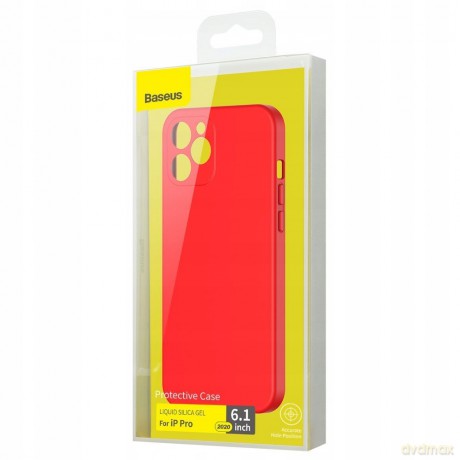 Baseus Liquid Silica Etui pokrowiec slim case obudowa do iPhone 12 Pro 6.1''
