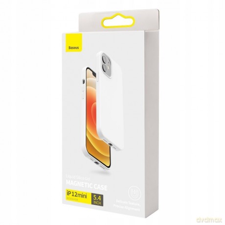 Baseus Liquid Silica Magnetic Case Etui magnetyczne Mag Case obudowa do iPhone 12 Mini 5.4''