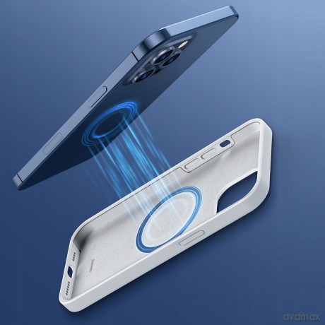 Baseus Liquid Silica Magnetic Case Etui magnetyczne Mag Case obudowa do iPhone 12 Pro Max 6.7''
