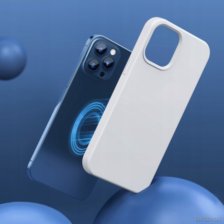 Baseus Liquid Silica Magnetic Case Etui magnetyczne Mag Case obudowa do iPhone 12 Pro Max 6.7''