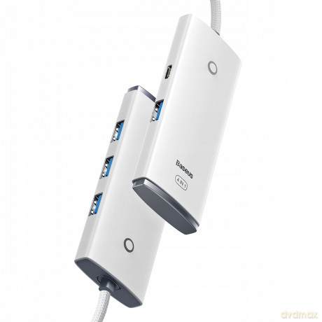 Baseus Lite Series 4-Port HUB adapter rozdzielacz USB - USB 3.0 *4 200cm