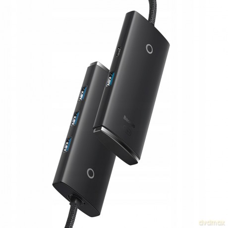 Baseus Lite Series 4-Port HUB adapter rozdzielacz USB - USB 3.0 *4 200cm