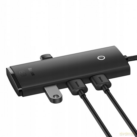 Baseus Lite Series 4-Port HUB adapter rozdzielacz USB-C - USB 3.0 *4 100cm