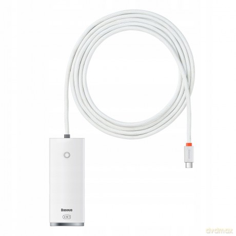 Baseus Lite Series 4-Port HUB adapter rozdzielacz USB-C - USB 3.0 *4 200cm
