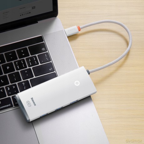 Baseus Lite Series 5-Port Adapter HUB USB-C 3x USB3.0 HDMI PD 100W
