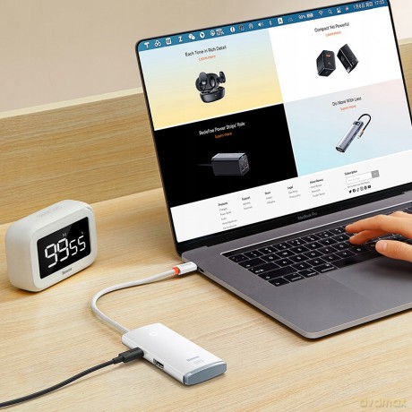 Baseus Lite Series 5-Port Adapter HUB USB-C 3x USB3.0 HDMI PD 100W