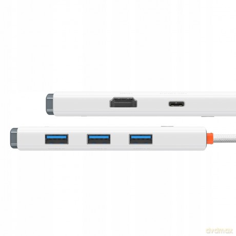 Baseus Lite Series 5-Port Adapter HUB USB-C 3x USB3.0 HDMI PD 100W