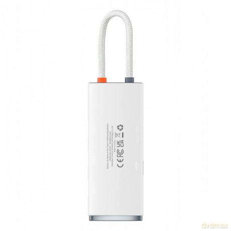 Baseus Lite Series 5-Port Adapter HUB USB-C 3x USB3.0 HDMI PD 100W