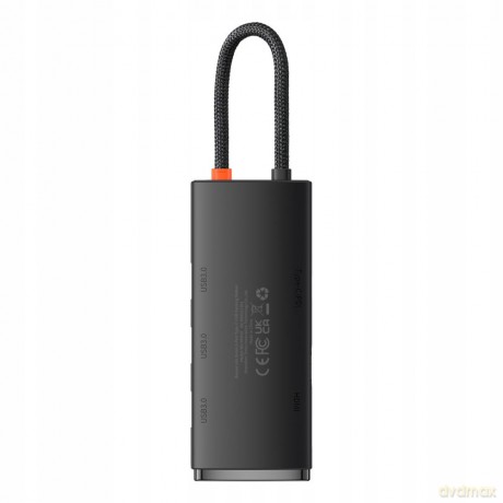 Baseus Lite Series 5-Port Adapter HUB USB-C 3x USB3.0 HDMI PD 100W