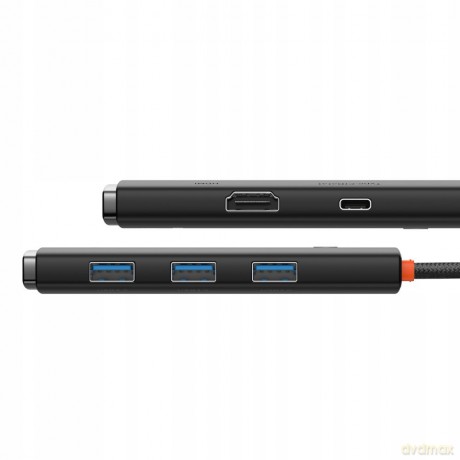 Baseus Lite Series 5-Port Adapter HUB USB-C 3x USB3.0 HDMI PD 100W