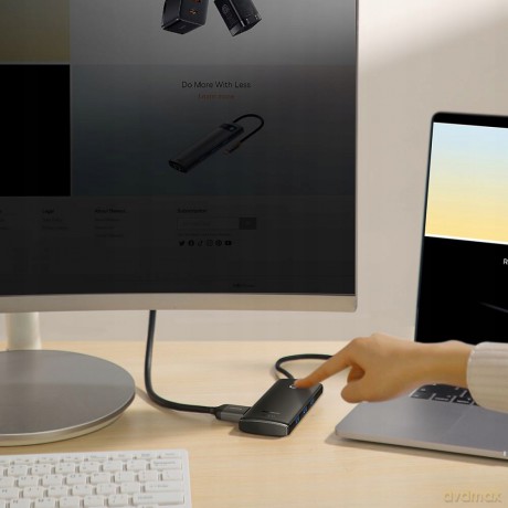 Baseus Lite Series 5-Port Adapter HUB USB-C 3x USB3.0 HDMI PD 100W