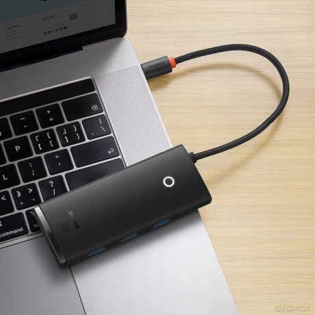 Baseus Lite Series 5-Port Adapter HUB USB-C 3x USB3.0 HDMI PD 100W