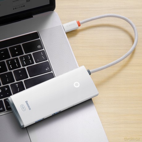 Baseus Lite Series 6-Port Adapter HUB USB-C 2x USB3.0 HDMI USB-C TF SD