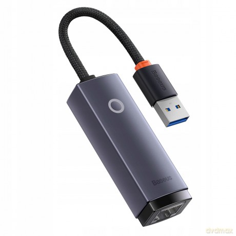Baseus Lite Series Karta sieciowa adapter USB - Gigabit Lan RJ45 100/1000Mb