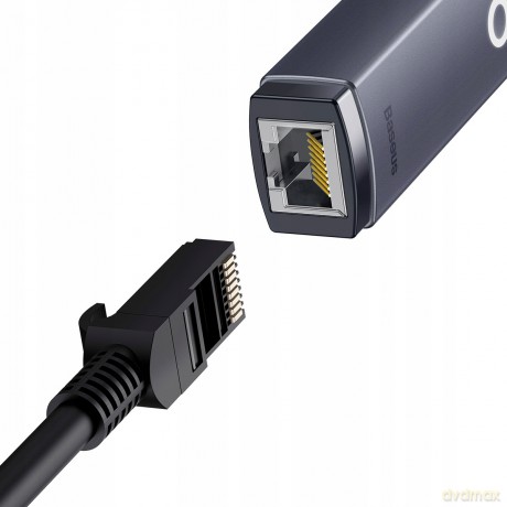 Baseus Lite Series Karta sieciowa adapter USB - Gigabit Lan RJ45 100/1000Mb