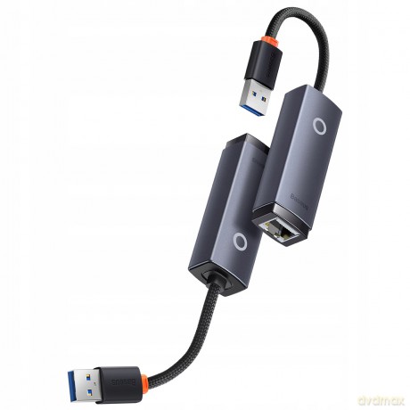 Baseus Lite Series Karta sieciowa adapter USB - Gigabit Lan RJ45 100/1000Mb