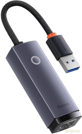 Baseus Lite Series Karta sieciowa adapter USB - Gigabit Lan RJ45 100/1000Mb