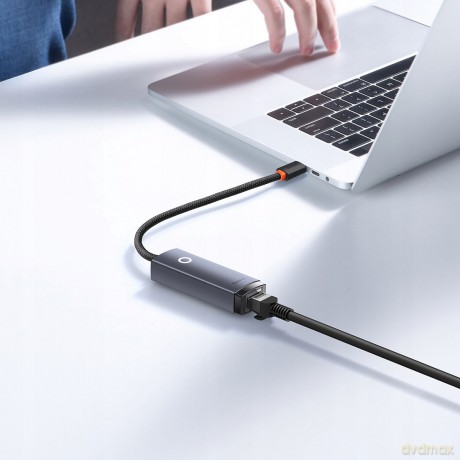 Baseus Lite Series Karta sieciowa adapter USB-C - Gigabit Lan RJ45 100Mb