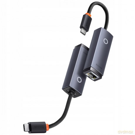 Baseus Lite Series Karta sieciowa adapter USB-C - Gigabit Lan RJ45 100Mb