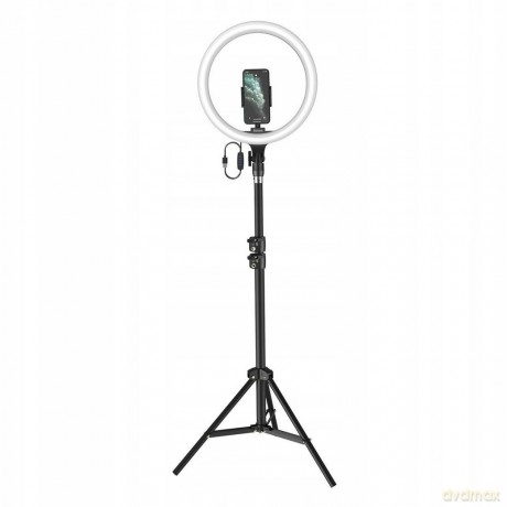 Baseus Live Stream Lampa pierścieniowa LED 12'' ring kosmetyczna + statyw