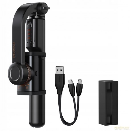 Baseus Lovely Uniaxial Selfie Stick Stabilizator Statyw Tripod Gimbal 1oś + pilot Bluetooth
