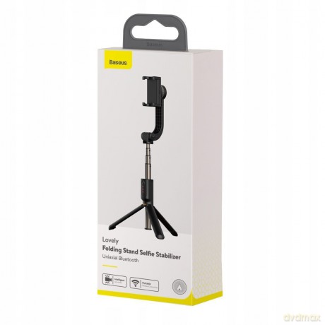 Baseus Lovely Uniaxial Selfie Stick Stabilizator Statyw Tripod Gimbal 1oś + pilot Bluetooth