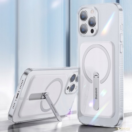 Baseus Magnetic Phone Case Etui obudowa case z podstawką do iPhone 13 Pro Max 6.7''