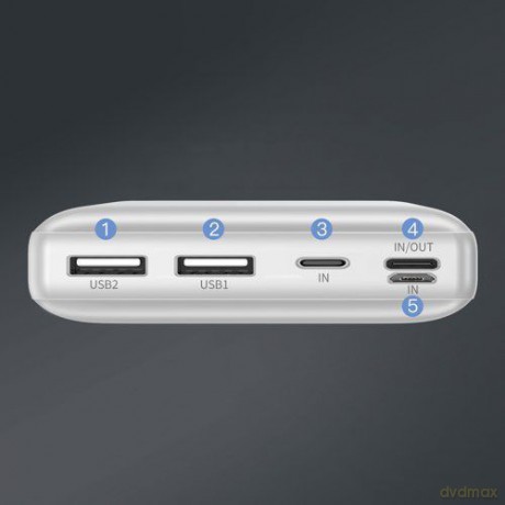Baseus Mini JA Power Bank 30000mAh 3x USB Type-C 3A Power Delivery 15W