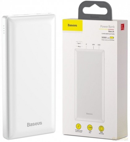 Baseus Mini JA Power Bank 30000mAh 3x USB Type-C 3A Power Delivery 15W
