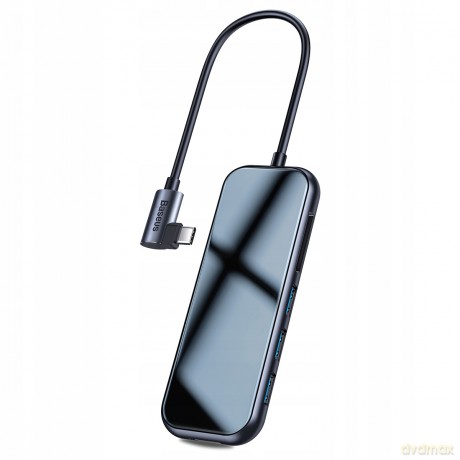 Baseus Multi-functional HUB Adapter przejściówka HUB USB-C - 3xUSB 3.0 HDMI SD/TF PD 60W