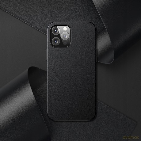 Baseus Original Magnetic Obudowa pokrowiec case etui magnetyczne skórzane do iPhone 12 Pro Max 6.7''
