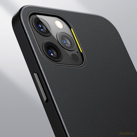 Baseus Original Magnetic Obudowa pokrowiec case etui magnetyczne skórzane do iPhone 12 Pro Max 6.7''