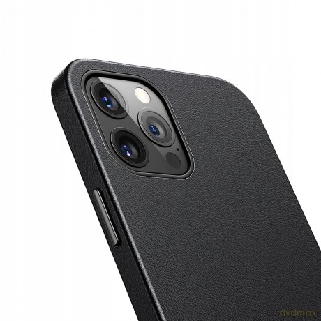 Baseus Original Magnetic Obudowa pokrowiec case etui magnetyczne skórzane do iPhone 12 Pro Max 6.7''